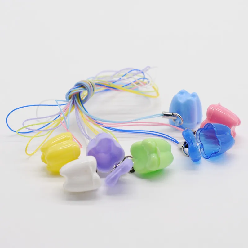 

Dental Lab Small Gifts Case Multicolor Baby Deciduous Tooth Packing Box 10 Pcs For Dentistry Clinic