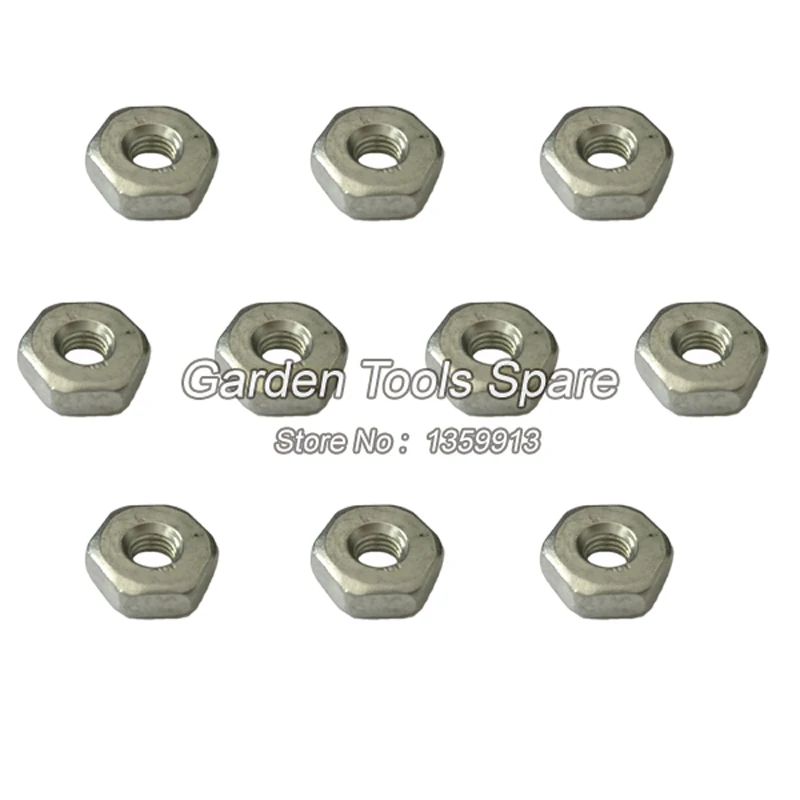 New Replacement 10PCS CHAISNAW BAR NUTS FORT ST MS170 MS180 MS210 MS230