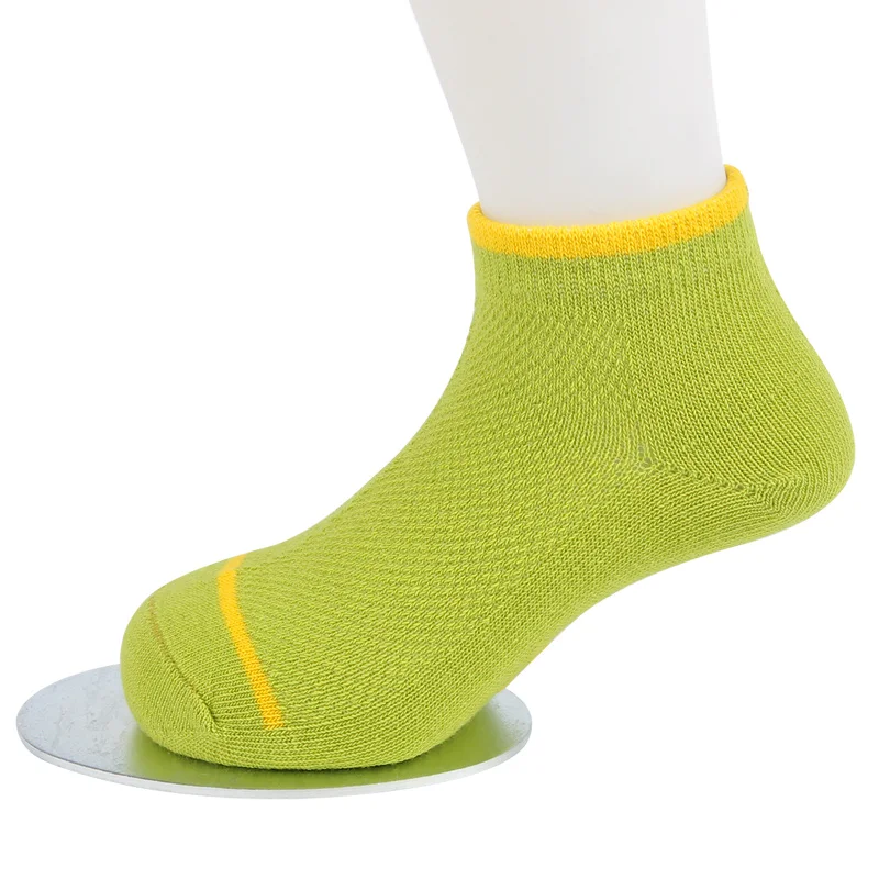 5 PairsLot Solid Boys Socks Cotton Kids Socks For Boys Breathable Thin Boys Socks With Striped Summer Children Clothing 3-12 Y (9)