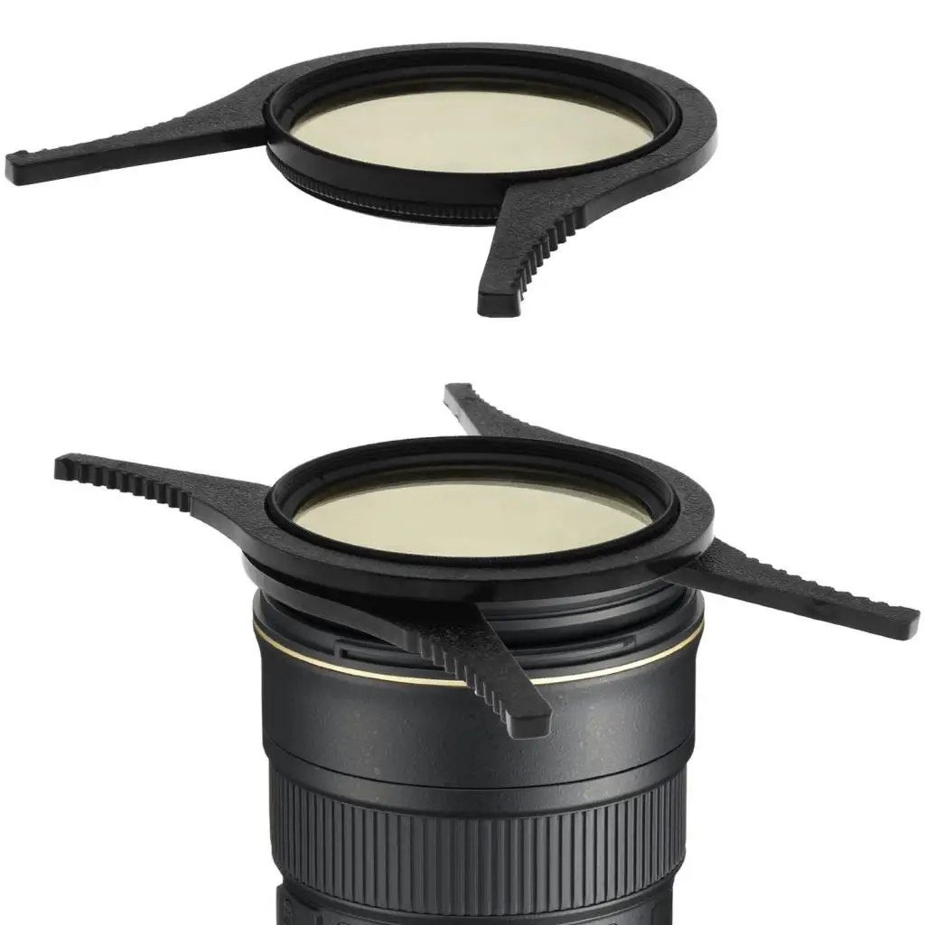 Camera Lens Filter Wrench Kit Set for 49mm 52mm 55mm 58mm 62mm 67mm 72mm 77mm Flexible Lightweight Plastic Construction