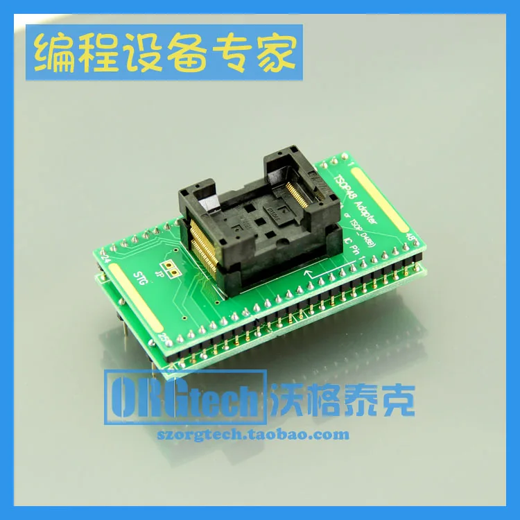 

Programming Adapter TSOP48 to DIP48 Burner Seat Test Patch Flash Chip IC Conversion Base