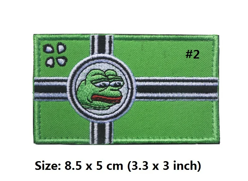 Sad Pepe The Sad Frog Meme Iron On Embroidered Applique Patch