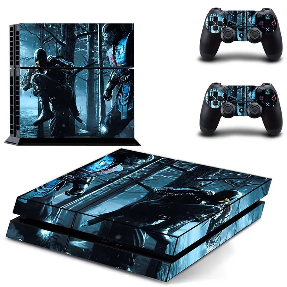 Full Body Vinyl Skin Sticker Decal Cover for PS4 Console and 2PCS Controllers Skins Mortal Kombat - Цвет: DPTM0032