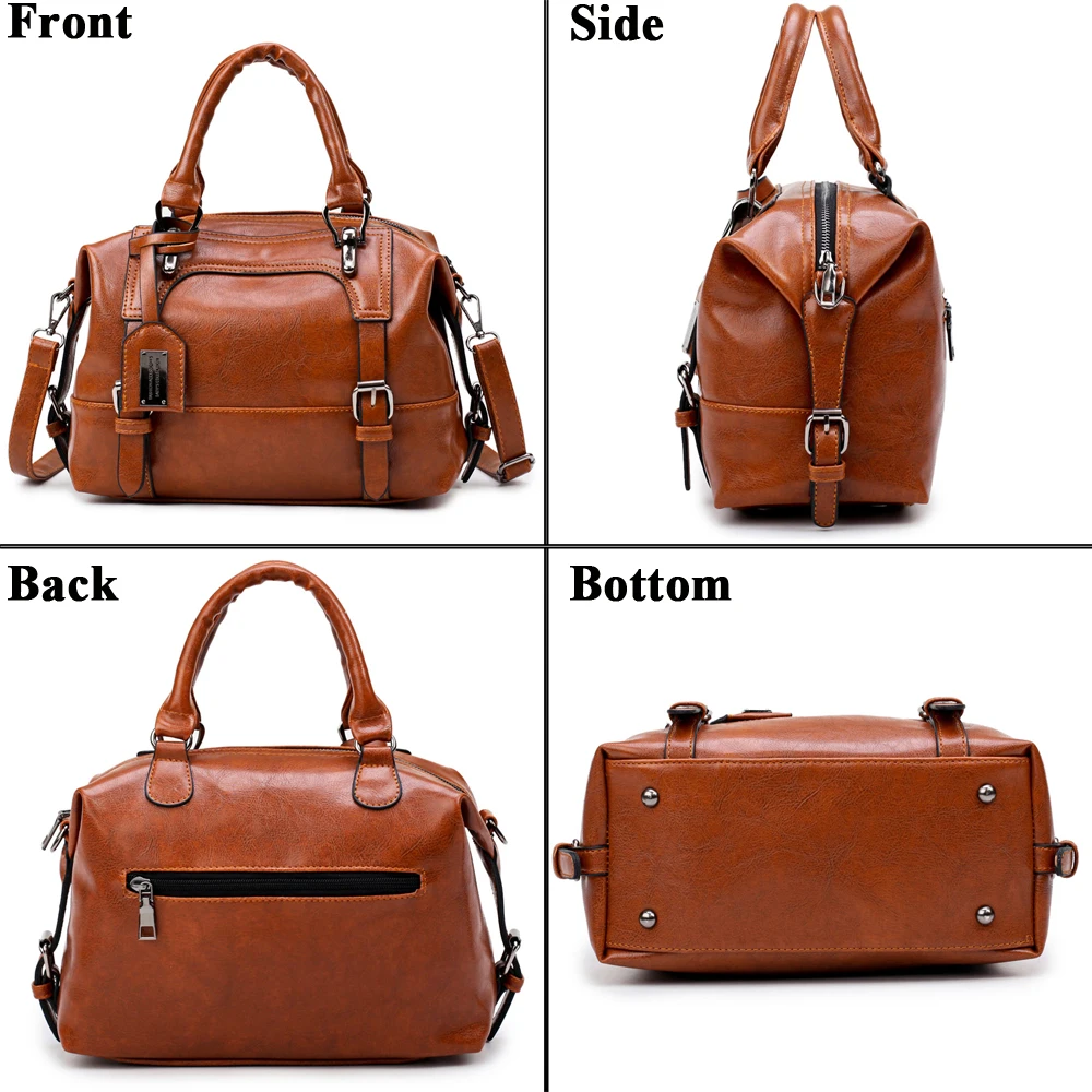 Женские сумочки провощенная Промасленная кожа кожанная женская сумка