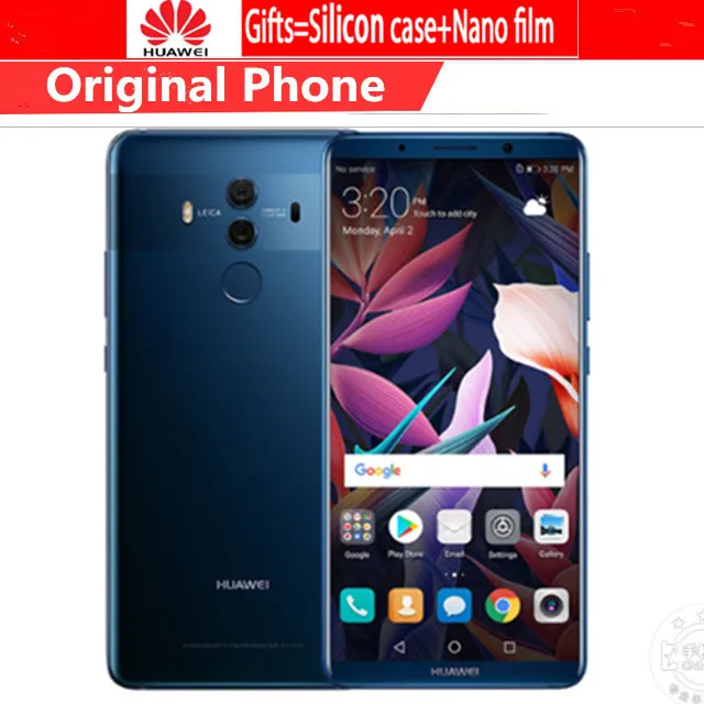 HuaWei Mate 10 Pro смартфон с 5 дюймовым дисплеем процессором Kirin 970 ОЗУ 6 ГБ ПЗУ 8 0 20 МП Android