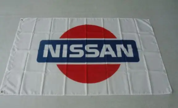 Новый баннер для флага гоночного автомобиля флагов NISSAN 3x 5ft 90cmX150cm|Флаги баннеры и