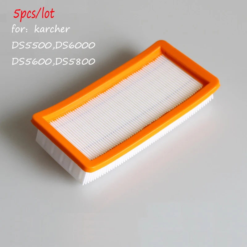 5pcslot Replacement Filter Vacuum Cleaner HEPA for Karcher DS5500 DS6000 DS5600 DS5800 Karcher 6.414-631 (2)