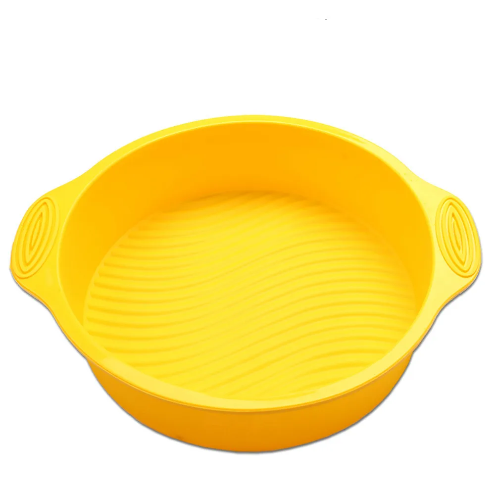 

Round Silicone Birthday Cake Mold High Temperature Resistant Queen Moon Cake Mold Microwave Oven Baking Tools Home