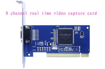 Лидер продаж 8 каналов в реальном времени Карта видеозахвата D1 Запись DVR PCI
