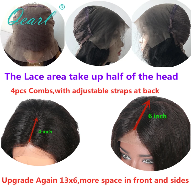  Lace Front Human Hair Wig 13x6 Ombre Highlights Color Pre Plucked With Baby Hair Freepart Brazilian