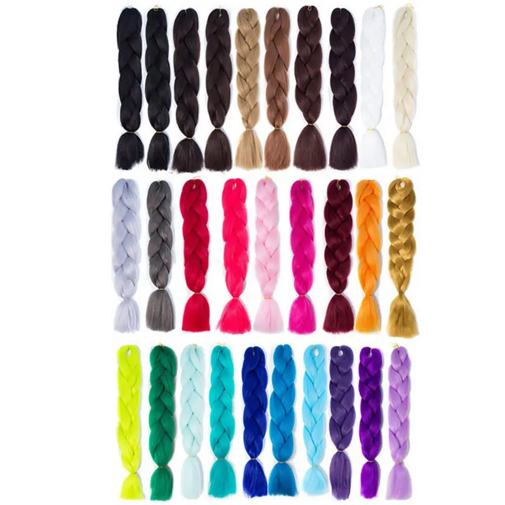 

24Inch Fashion Twist Braiding Synthetic Fiber Hair Extensions Dreadlocks Wig