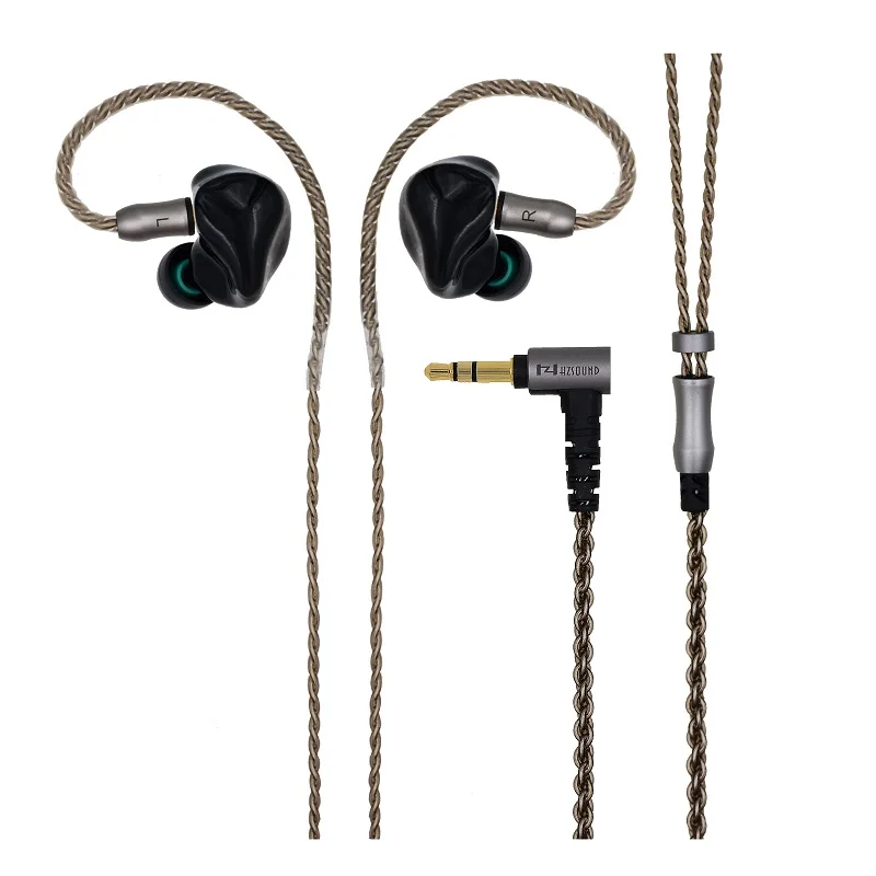 

2017 New HZSOUND HD1 In Ear Earphone 6BA +6BA Unit HIFI Monitor 3D Print Customized Earphone Sports Headset Free Shipping