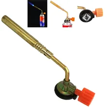Gas Torch Butane Burner Outdoor Camping Accessories BBQ Gas Torch Flame Gun Welding Gas Torch for Welding Equipment long arm gas torch soldering flame gun burner heating torch ignition hose regulator propane butane welding torch heating torch