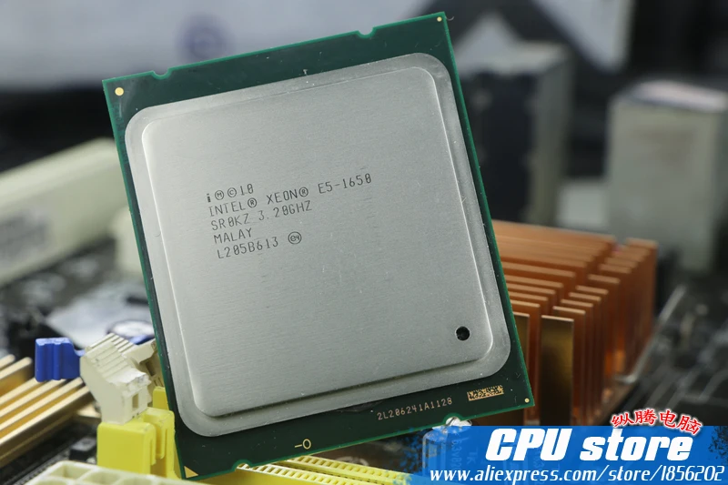 Процессор Intel Xeon E5 1650 3,2 ГГц 6 ядер 10 Мб кэш-памяти 2011 процессор SR0KZ e5-1650 шестиядерный(Рабочая