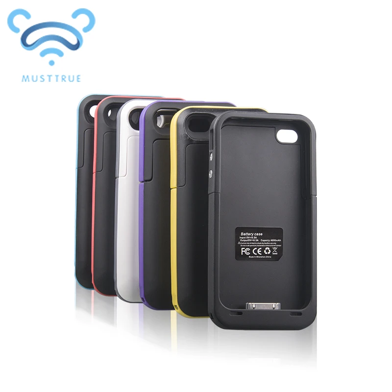 2015 new 2000mAh Rechargeable External Battery Backup Charger Case Cover Pack Power Bank mobile
