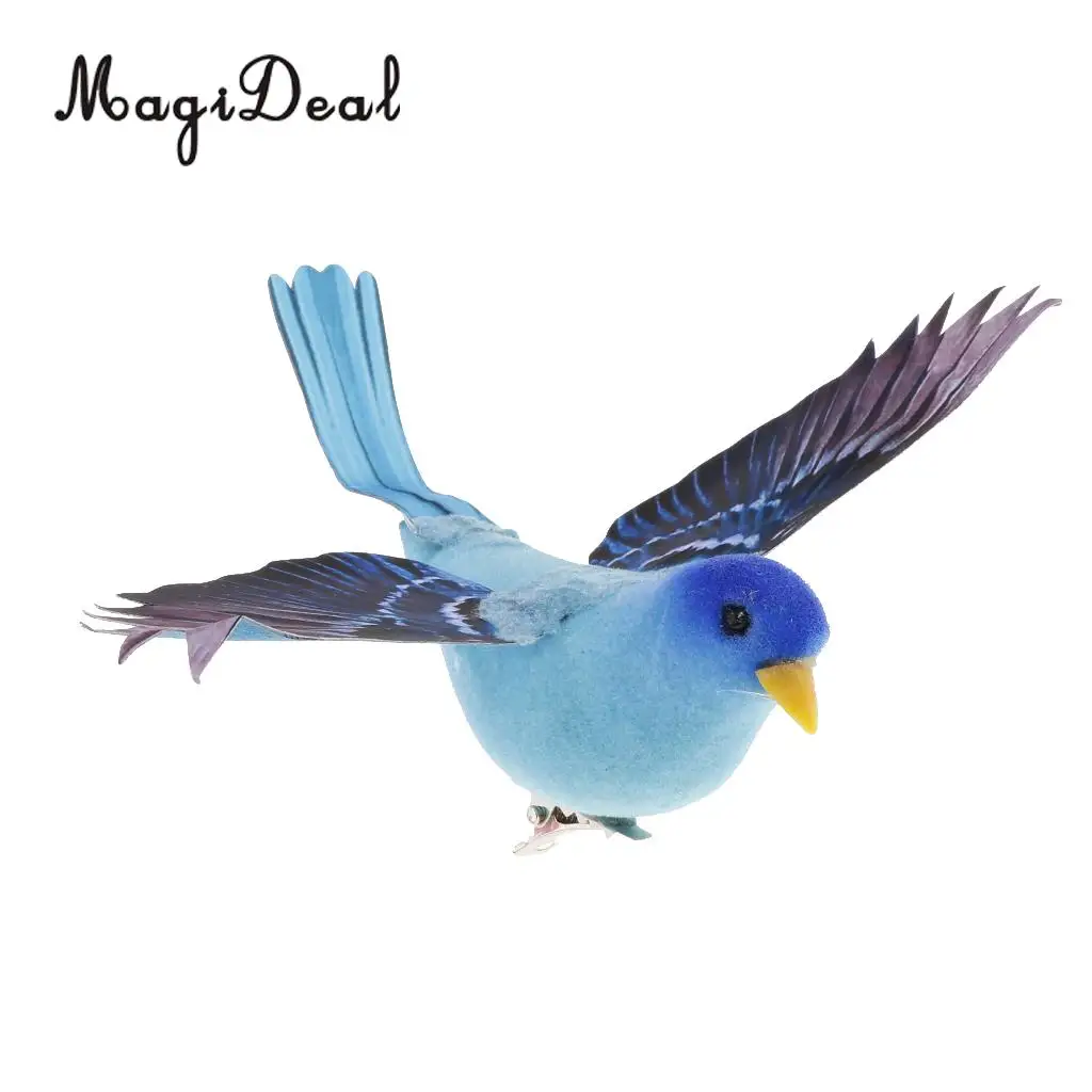 Spreading Winds Artificial Feathered Foam Birds Home Garden Wedding Decor