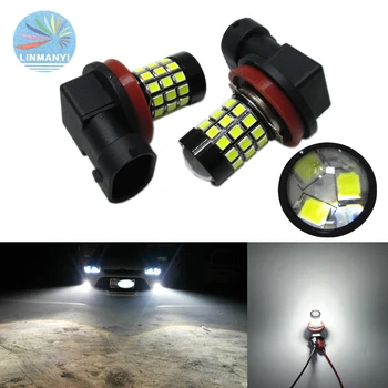 

2pcs High Power Super Bright 6000K White 2835 39-SMD LED Projector Fog Lights Headlight bulb Automobile Fog Light 6000 K 12000
