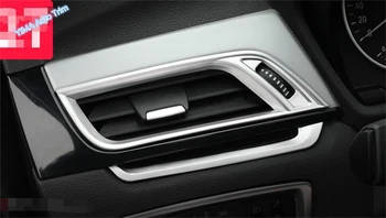 

Lapetus Auto Styling Side Dashboard Air Conditioning AC Outlet Vent Frame Cover Trim Fit For BMW X1 F48 2016 - 2020 ABS