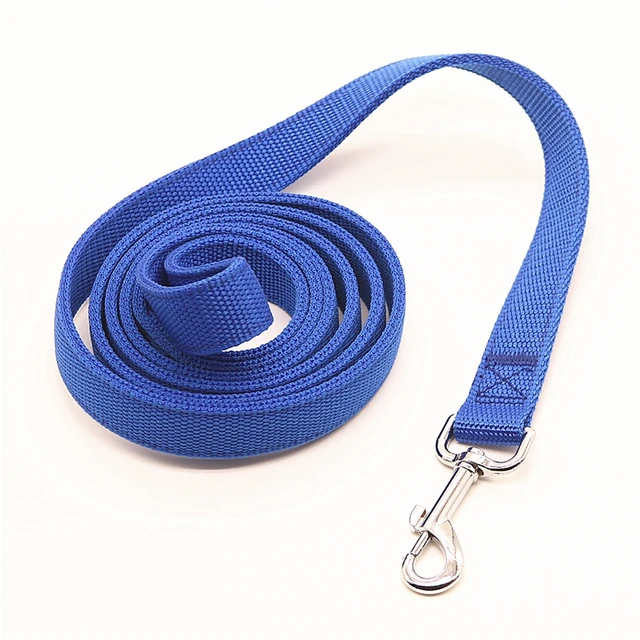 Dog leash Nylon Plain double layer 1.8m dog training leashes safety