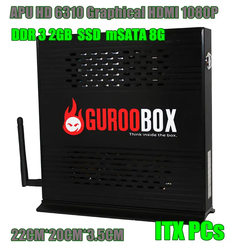 Full HD Двухъядерный 1 6 ГГц 8 ГБ SSD 2 Гб RAM мини настольный компьютер WIFI 150 МБ/с./с