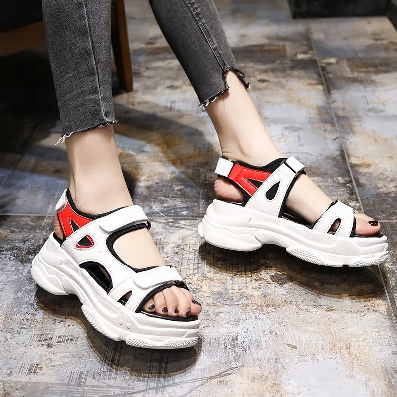 Women's Sandals 2019 Summer High Heels Sandals For Women Chunky Sandal Womens Wedge Platform Shoes Casual Summer Sandal Women's Sandals 2019 Summer High Heels Sandals For Women Chunky Sandal Womens Wedge Platform Shoes Casual Summer Sandal