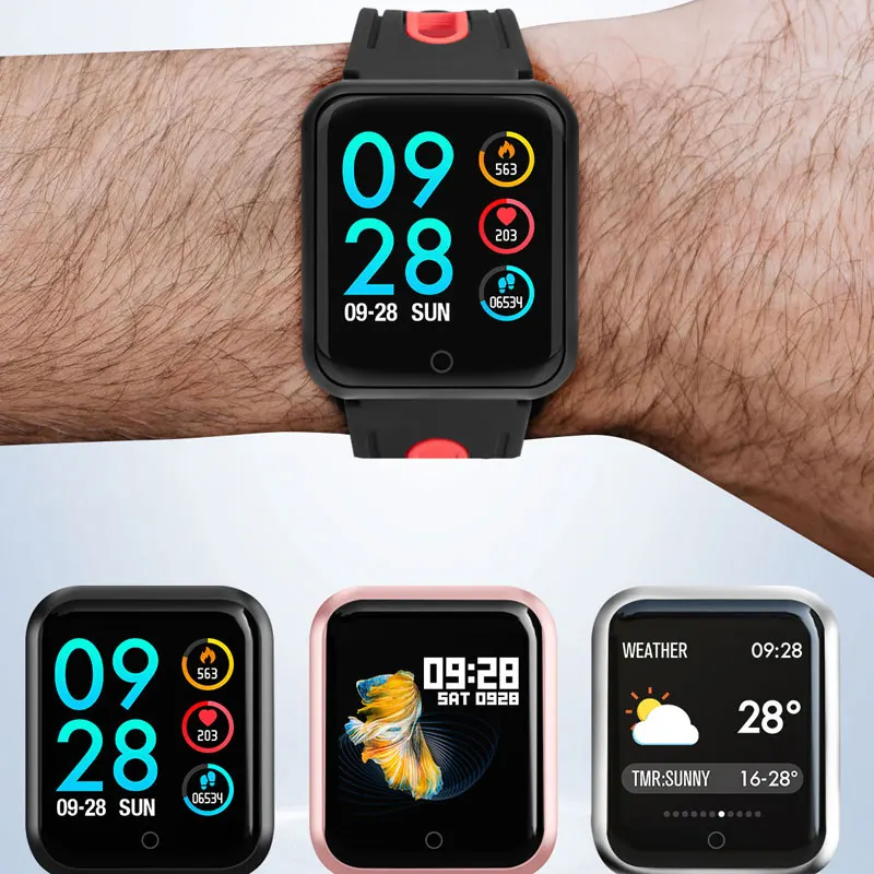 Смарт часы P68 группа IP68 водонепроницаемый smartwatch динамический сердечного ритма