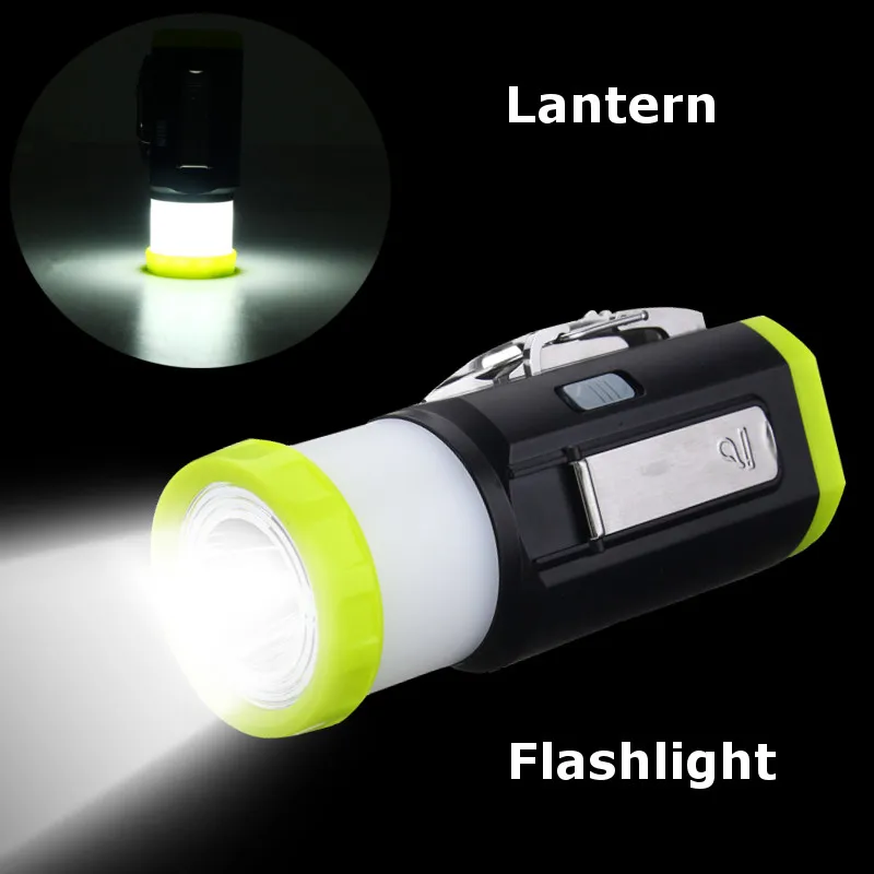 

Smuxi Multi Functional USB Rechargeable Camping Light Emergency Handy Flashlight Lamp Torch Light Lanterns