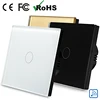 fashion home CNSKOU 1 gang 2 way touch wall Switch 220V wall light switch EU standard single live line with backlight indicator ► Photo 2/2