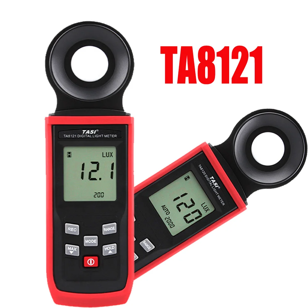 

TA8121 Digital lux meter 200/2000/20000/100000Lux Luxmeter Digital LCD Lux/FC Measure Tester Light Meter Illuminometer