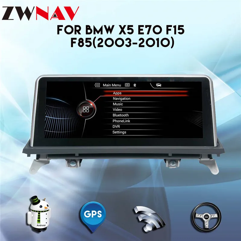 2 din android-dvd-плеер автомобиля для bmw F15 E70 X5 F85 2003-2010 с gps Bluetooth Радио RDS USB рулевое управление бесплатная карта