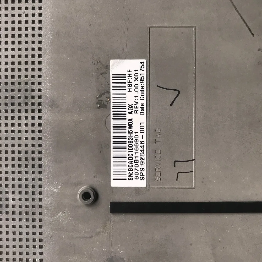 95% для hp 13-AD 13-AD017TX серебристый нижний корпус D крышка 928446-001 полностью протестирован