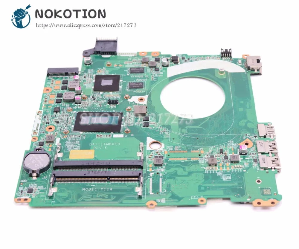 NOKOTION DAY11AMB6E0 794986-501 794986-001 для hp павильон 15 15-P Материнская плата ноутбука I7-5500U процессор GT840M графика