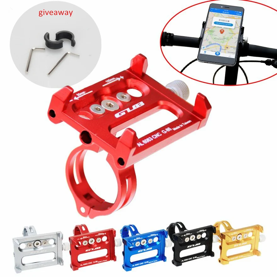 

GUB 6063 Aluminum Alloy Metallic CNC djustable MTB Mountain Bike Bicycle Stand Smart Phone Speaker GPS Holder Mount Case