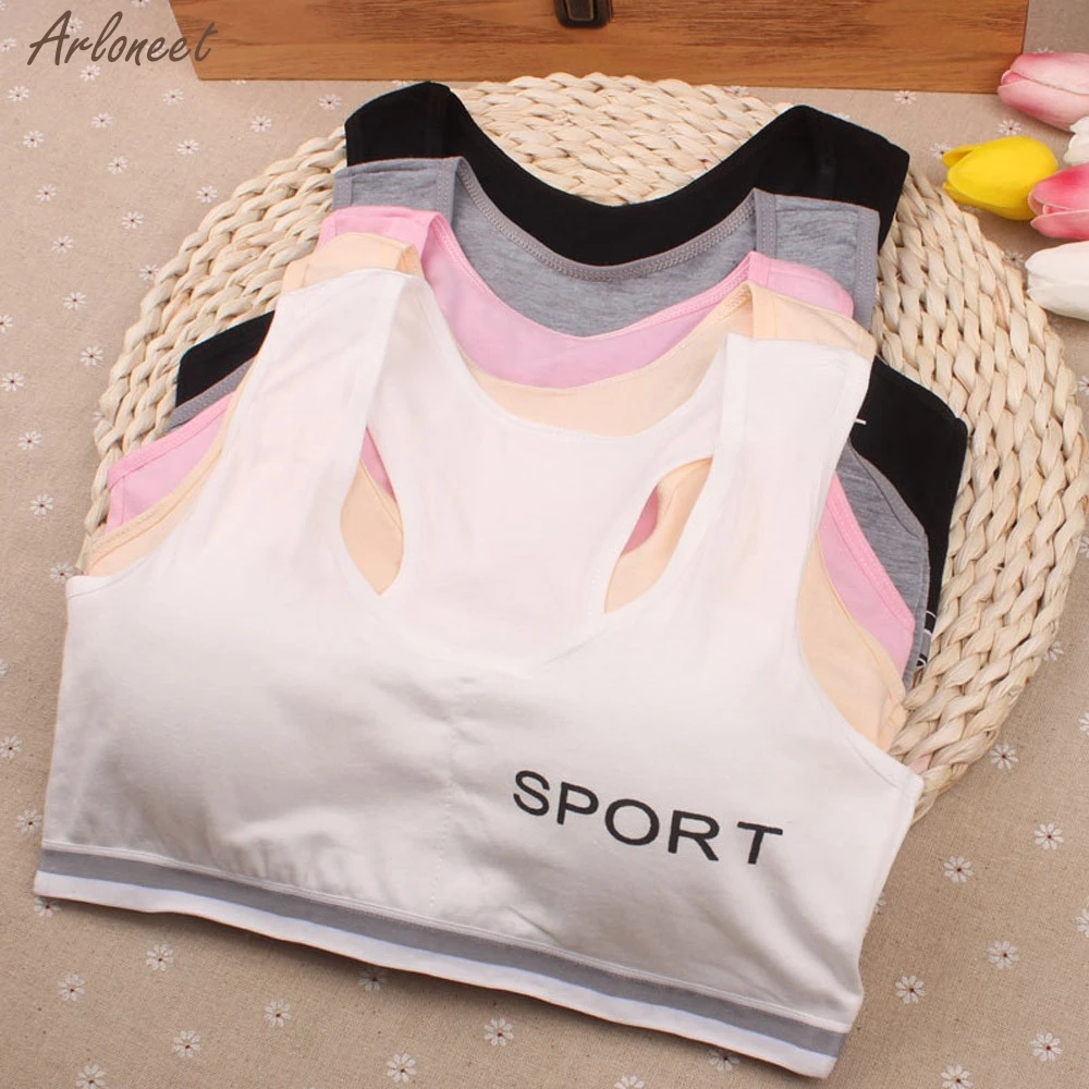 Kids Girls Underwear Bra Vest Children Underclothes Sport Undies Clothes Girls Outfits Cotton tank