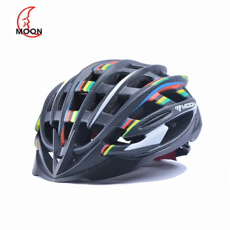 Луна ультралегкий, дорожный шлем для верховой езды интегрированный материал из углеродного волокна чистящее средство для велосипеда подходит для катания на коньках велосипедный шлем a39