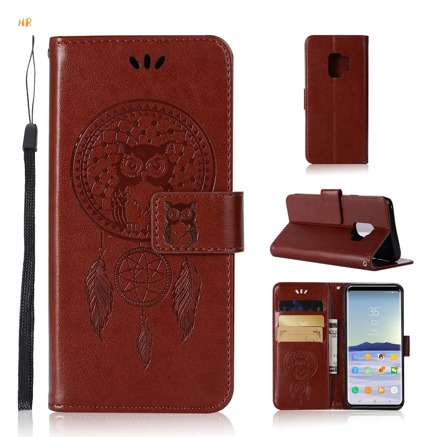 

Phone Case Protective Case For Samsung S8 PLUS S9 S9 Plus Cases Phone Holder Flip Wallet cover for Samsung S7 S7 Edge Phone Case