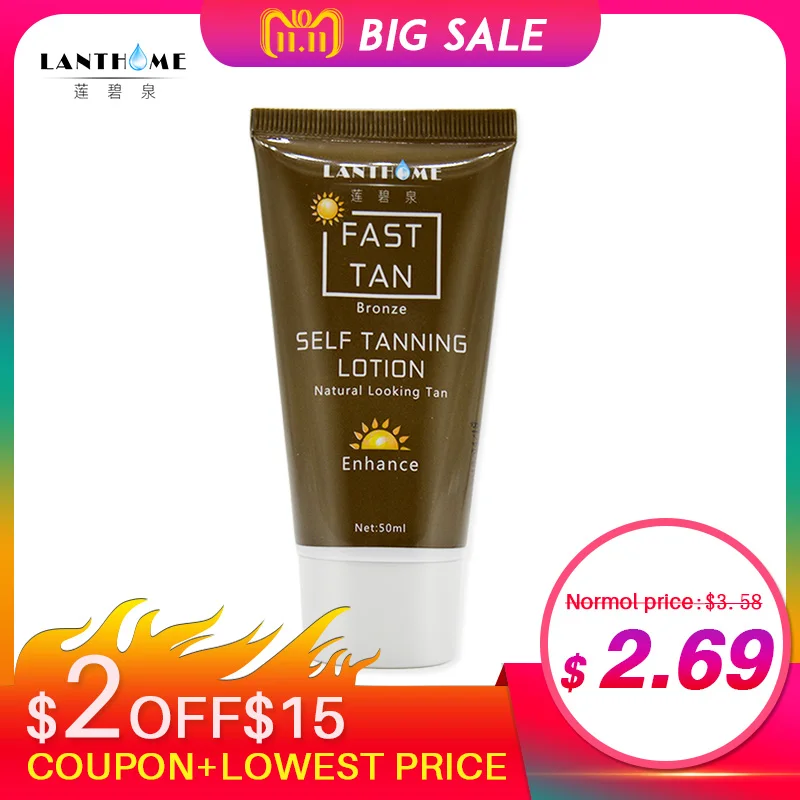 Buy 2 hours Bronze Self Sun Tanning Enhance Lotion Day