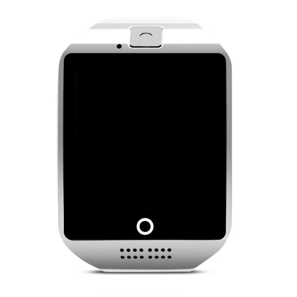 50 шт. Q18 Bluetooth Смарт часы телефон Arc surface сенсорный экран камера SIM TF для Android IOS DHL
