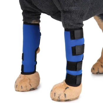 

1 Pair Pet Knee Pads Extra Supportive Dog Cannie Rear Leg Hock Joint Wrap Protects Injury Recover Legs Dogs Injury Protector