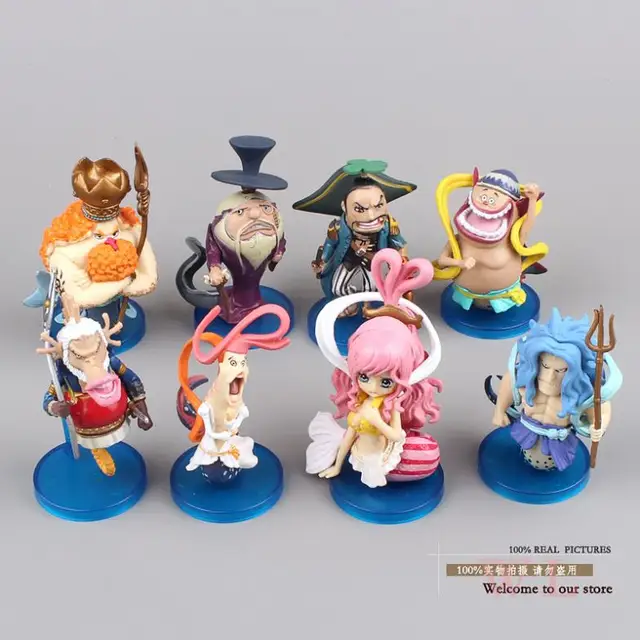 Anime One Piece 8pcs/set Figures PVC Action Figures Collection Model Toy