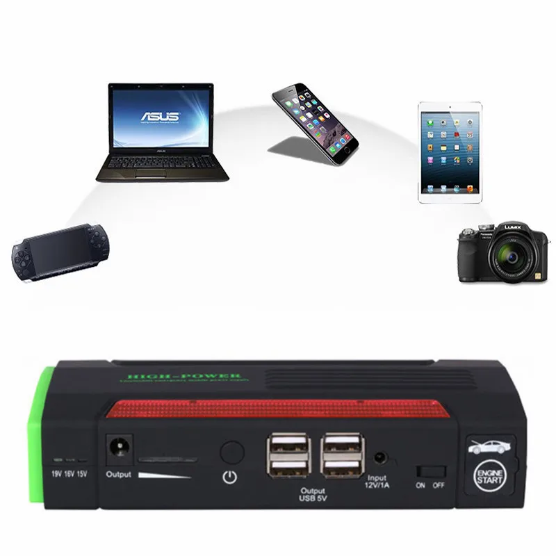 2018 Starting Device 68800mAh Petrol Diesel Jumper Car Battery Booster Starter Multi-function 12V Car Charger For Car Battery CE