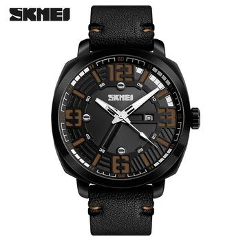 

SKMEI Sport Quartz Watch Men Analog Clock Waterproof Mens Watches Leather Date Casual Wristwatch Relogio Masculino reloj hombre