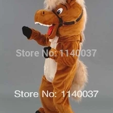 Стабильный костюм коня-маскота индивидуальный цвет костюм косплей мультфильм персонаж карнавальный костюм необычный костюм вечерние