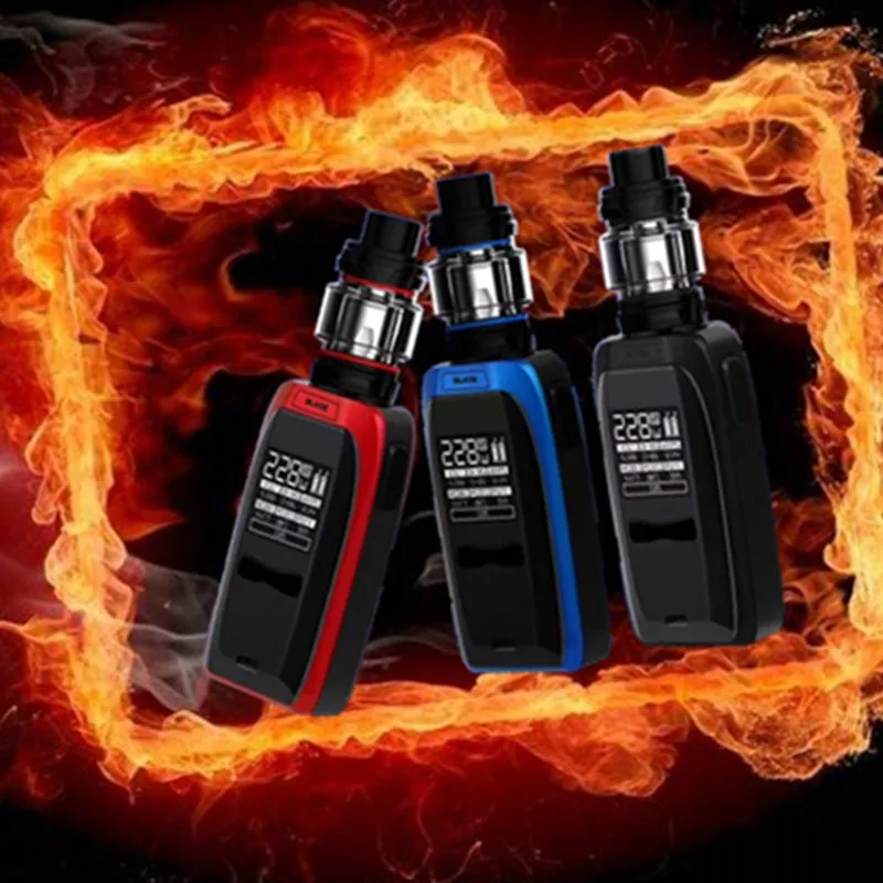 Аутентичные вездеходы лезвия 228 Вт Starter Kit 18650 Батарея огромный Vape VW Box Mod для