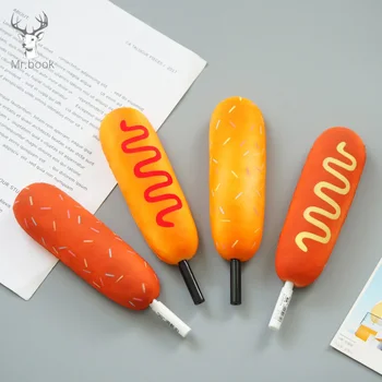 

Cute Bread Gel Pen Squeeze Healing Kids Kawaii Stress Reliever Decor Gel Pen Noverty Anti Stress Toys Pen School Stationery Gift