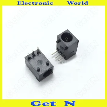 

DC-003A DC Power Plug Connector 3Pins AC Power Jack Female Scoket