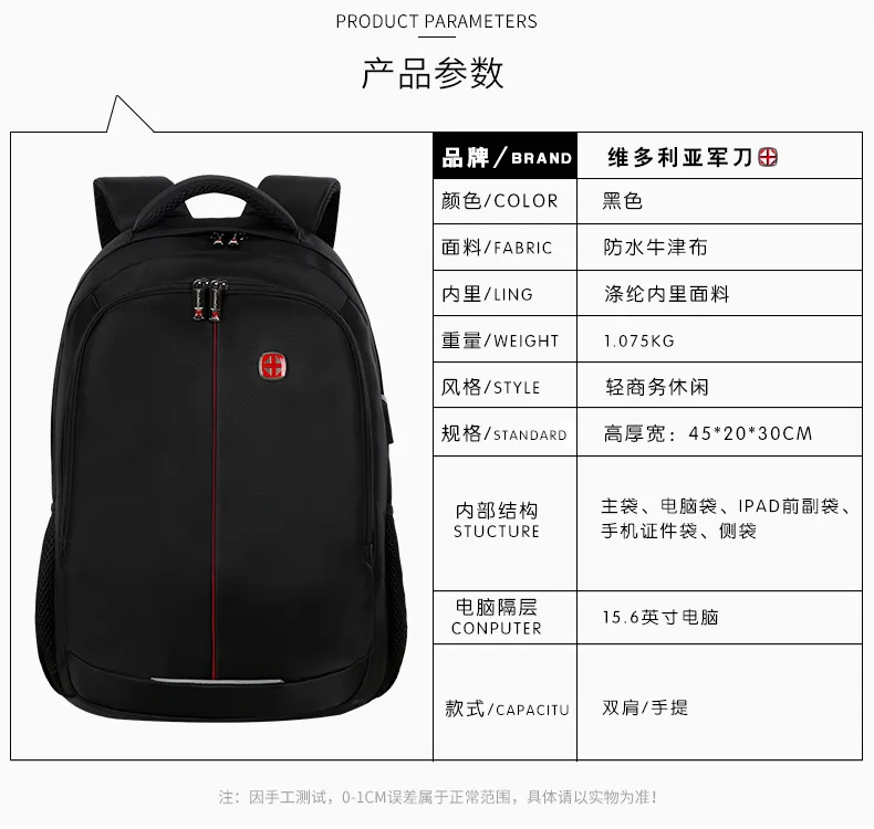 Swiss 15,6 inch ноутбук рюкзак для путешествий Для мужчин деловые рюкзаки для подростков сумка школьников рюкзаки Sac Dos