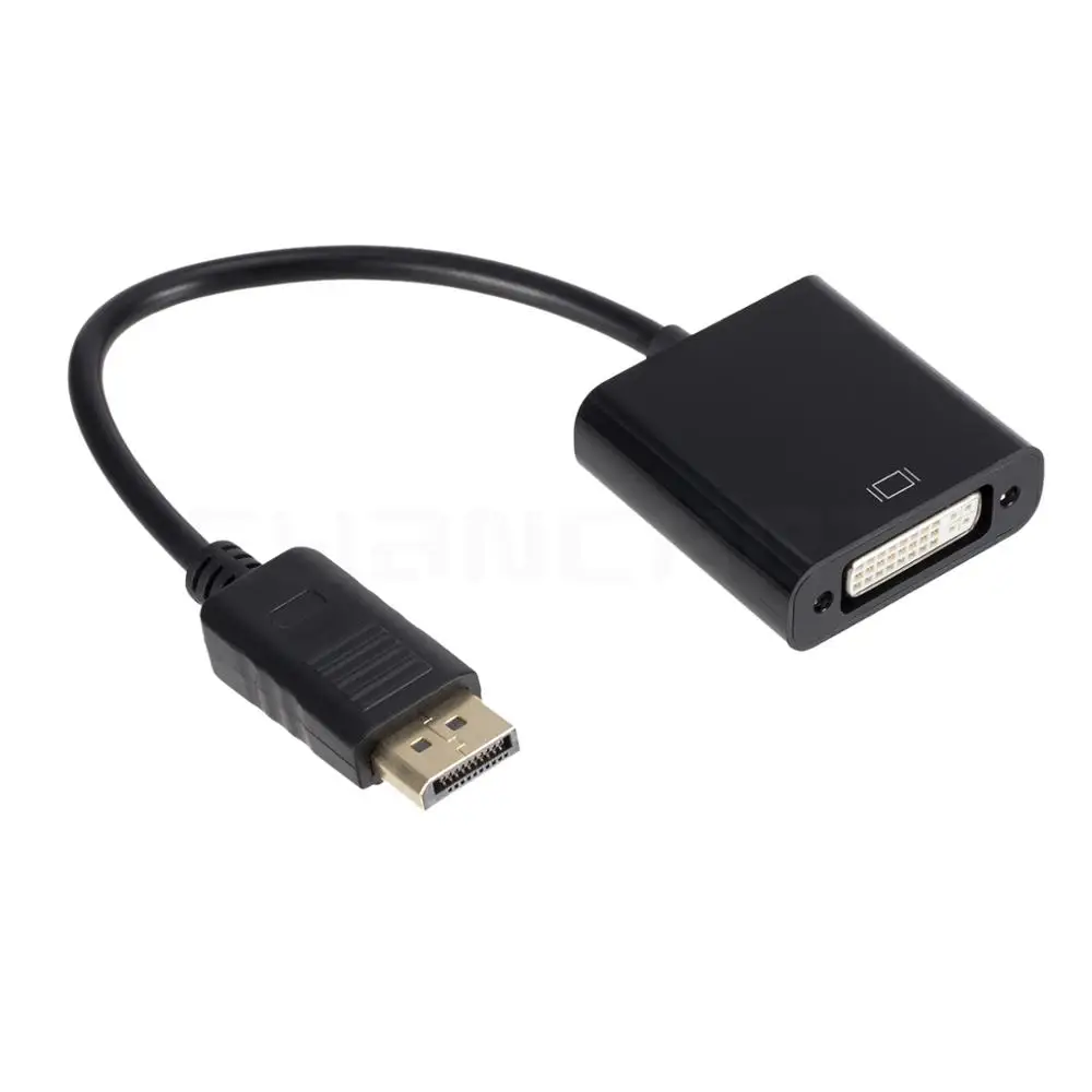 Video Cable Convert Displayport DP to DVI Port Cable Male-Female Plug and Play for Computer TV Monitor Projector Support 1080P Video Cable Convert Displayport DP to DVI Port Cable Male-Female Plug and Play for Computer TV Monitor Projector Support 1080P
