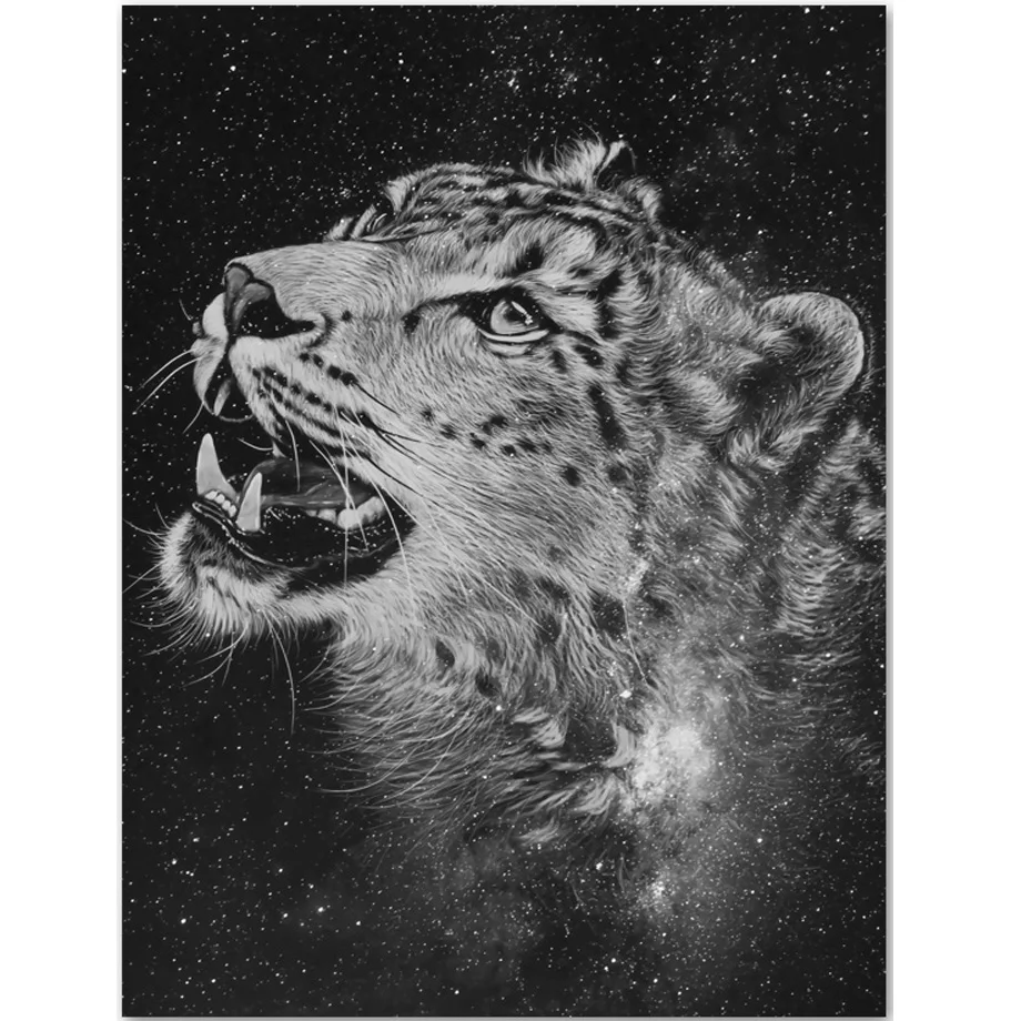 

Lion Leopard Tiger Eagle Bear Panda Wall Art Canvas Painting Nordic Poster And Print Animal Wall Pictures For Living Room Decor