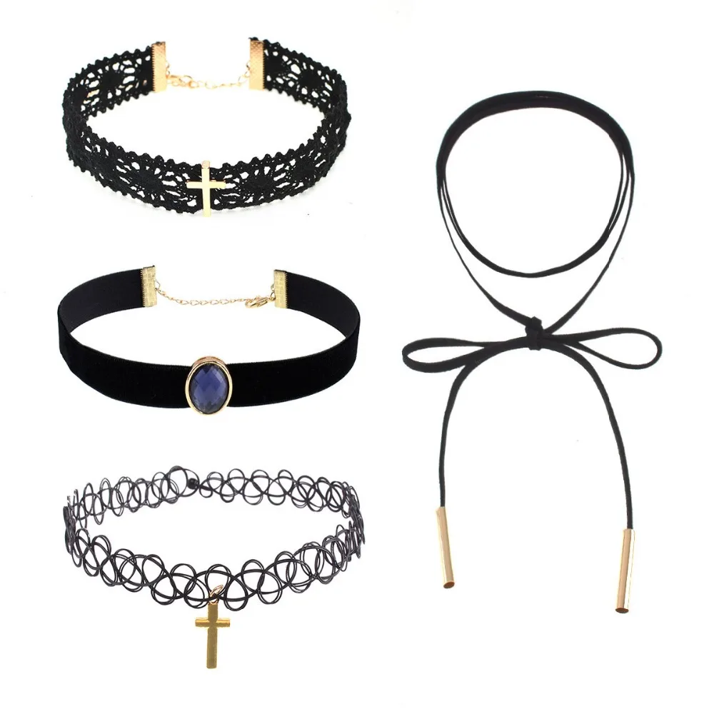 

Fashion accessories free combination of personalized necklace multi-element lace DIY necklace